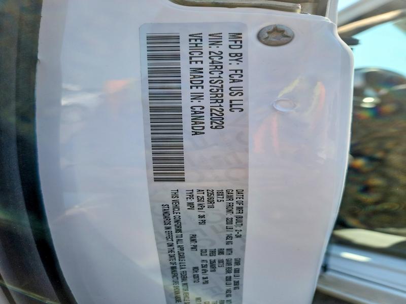 Aukcja sprzedaży 2024 Chrysler Pacifica, vin: 2C4RC1S75RR122029, numer aukcji: 62891386