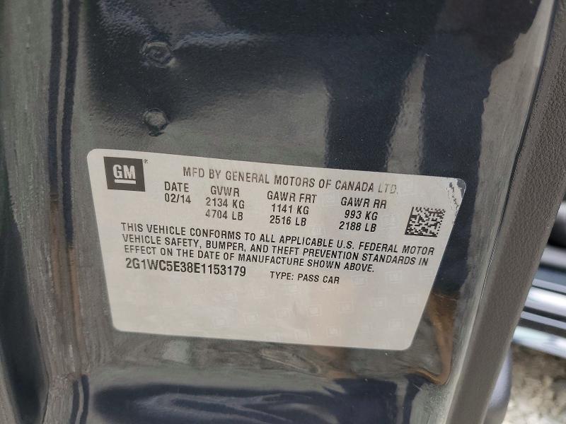 2014 Chevrolet Impala Limited მანქანა იყიდება აუქციონზე, vin: 2G1WC5E38E1153179, აუქციონის ნომერი: 65606736