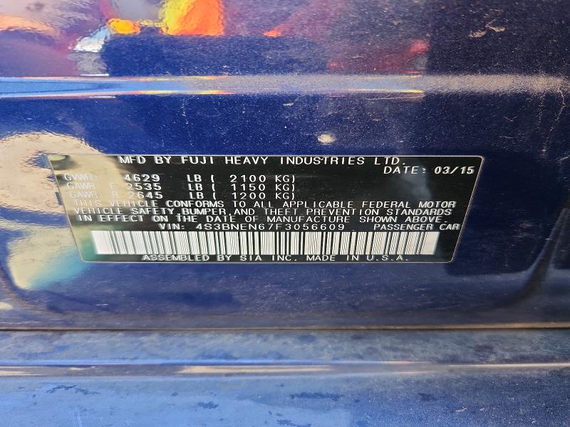 Продаж на аукціоні авто 2015 Subaru Legacy, vin: 4S3BNEN67F3056609, номер лоту: 64140376