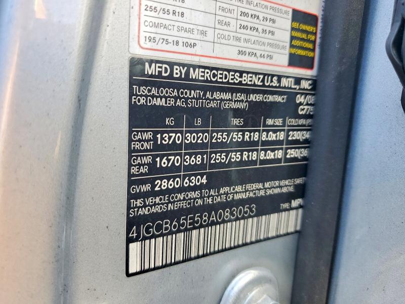 Продажа на аукционе авто 2008 Mercedes-benz R, vin: 4JGCB65E58A083053, номер лота: 65054056
