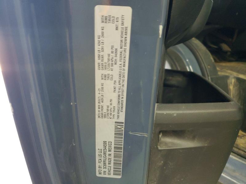 Продаж на аукціоні авто 2021 Ram Promaster 3500, vin: 3C6MRVJG4ME544599, номер лоту: 61897376