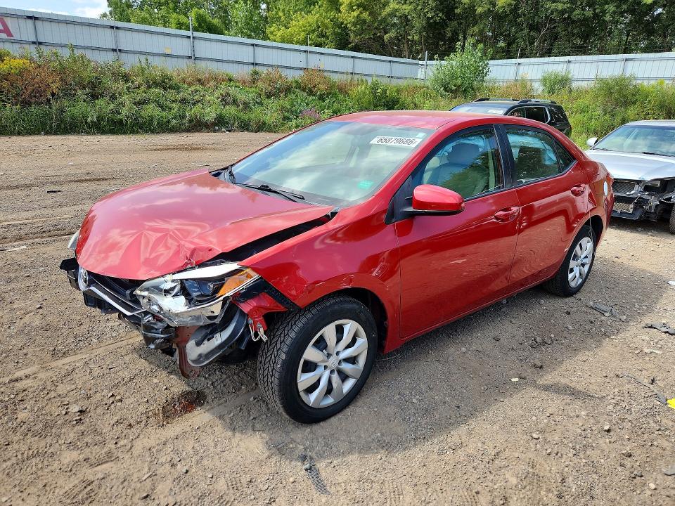 Продаж на аукціоні авто 2016 Toyota Corolla, vin: 5YFBURHE6GP498545, номер лоту: 65879686