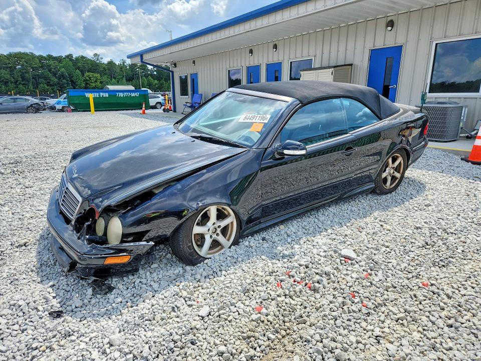 2003 Mercedes-benz Clk მანქანა იყიდება აუქციონზე, vin: WDBLK70G53T135344, აუქციონის ნომერი: 64491196