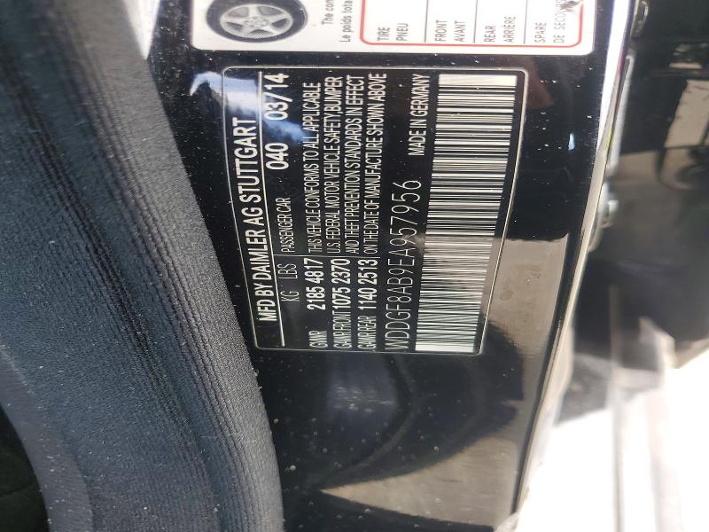 2014 Mercedes-benz C მანქანა იყიდება აუქციონზე, vin: WDDGF8AB9EA957956, აუქციონის ნომერი: 67237816