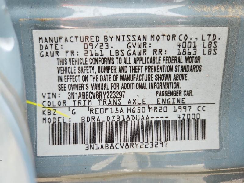 Продаж на аукціоні авто 2024 Nissan Sentra, vin: 3N1AB8CV8RY223297, номер лоту: 64839756