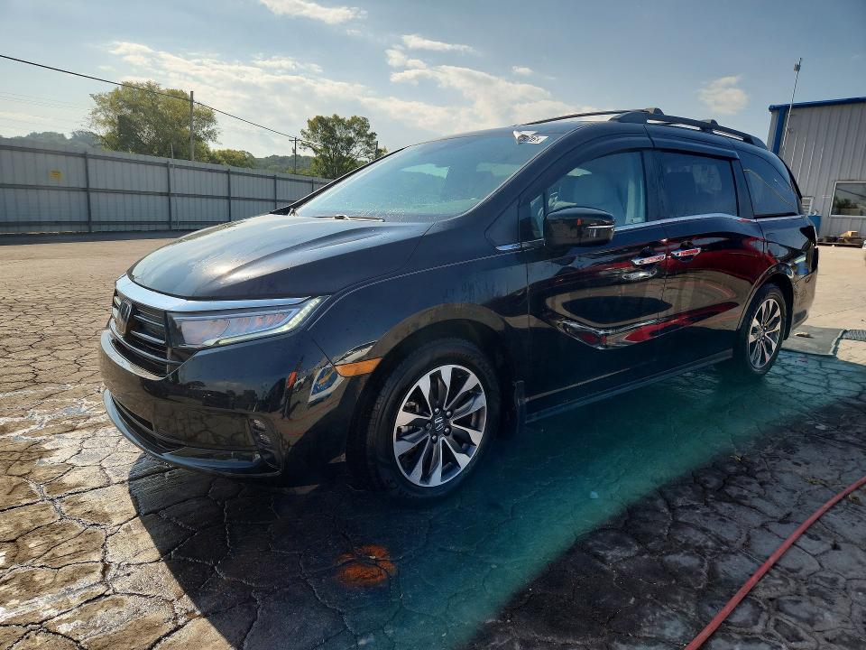 66922626 :رقم المزاد ، 5FNRL6H70MB004740 vin ، 2021 Honda Odyssey مزاد بيع