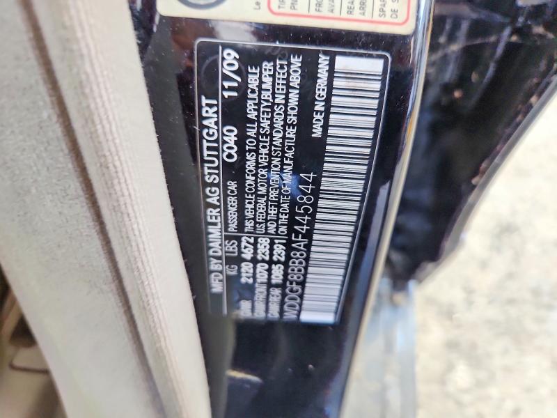 Продаж на аукціоні авто 2010 Mercedes-benz C, vin: WDDGF8BB8AF445844, номер лоту: 63818596