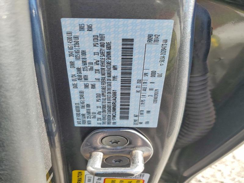 65053066 :رقم المزاد ، 1FMCU9MN8RUA26861 vin ، 2024 Ford Escape مزاد بيع