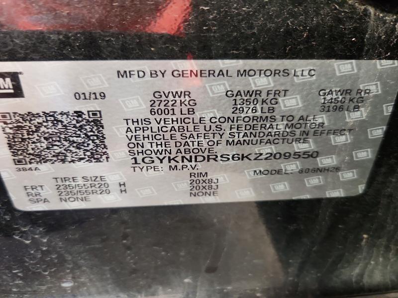 Продажа на аукционе авто 2019 Cadillac Xt5, vin: 1GYKNDRS6KZ209550, номер лота: 64620146