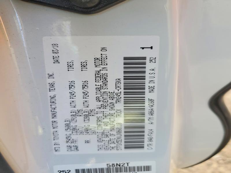 Продажа на аукционе авто 2018 Toyota Tacoma, vin: 5TFSX5ENXJX060110, номер лота: 66987596
