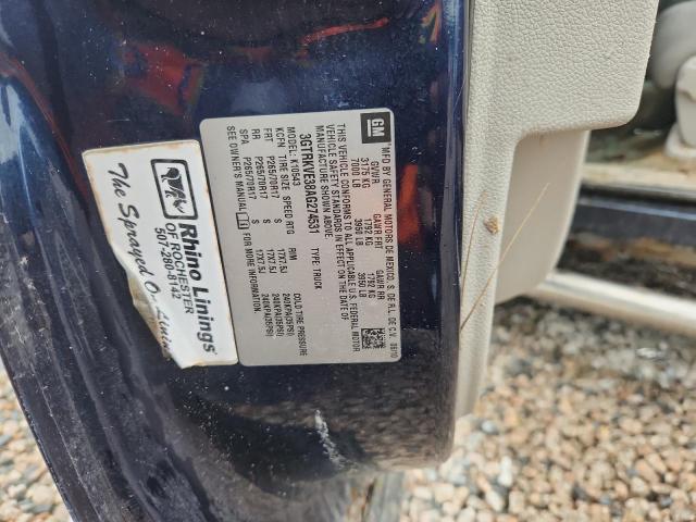 2010 Gmc Sierra მანქანა იყიდება აუქციონზე, vin: 3GTRKVE38AG274531, აუქციონის ნომერი: 63176686