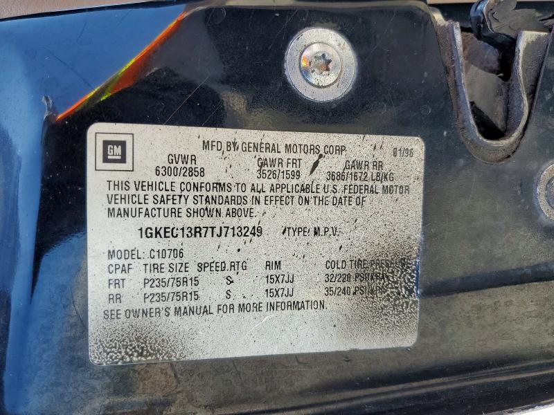 Продажа на аукционе авто 1996 Gmc Yukon, vin: 1GKEC13R7TJ713249, номер лота: 64672606
