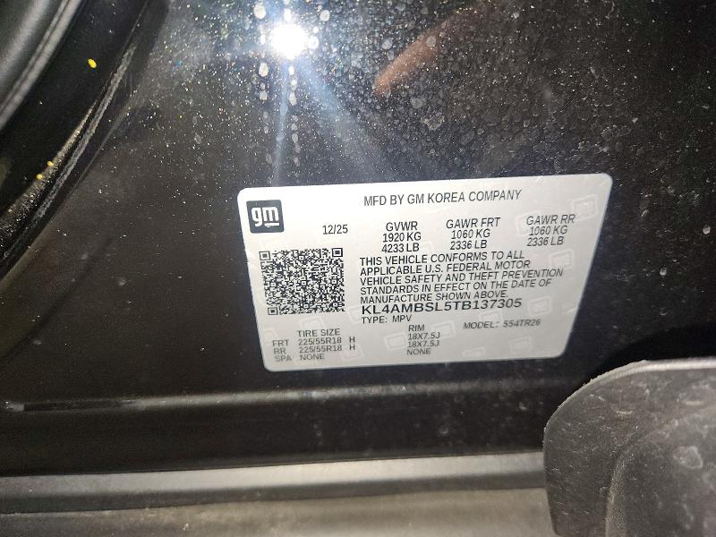 Aukcja sprzedaży 2026 Buick Encore Gx, vin: KL4AMBSL5TB137305, numer aukcji: 65284896