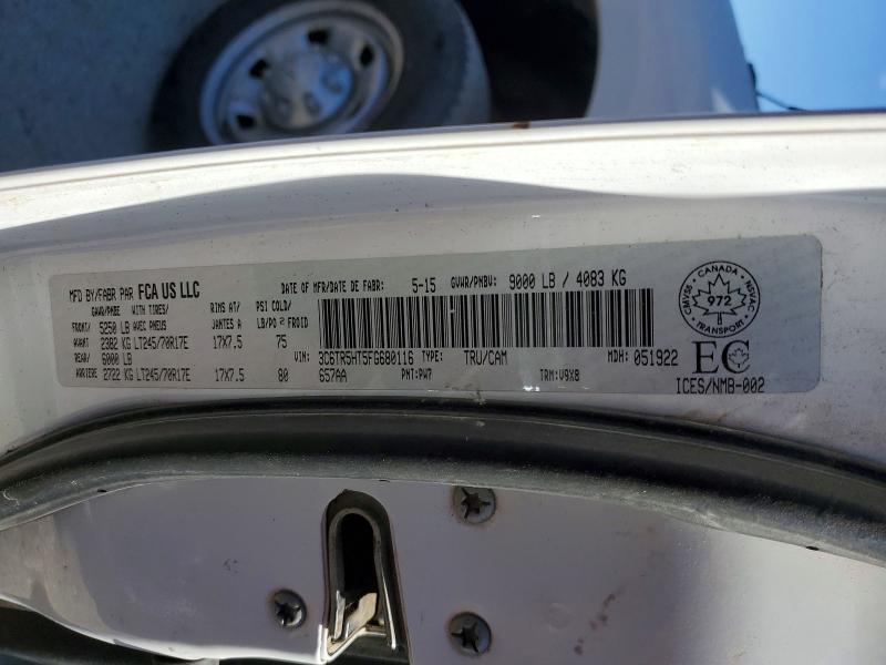 Aukcja sprzedaży 2015 Ram 2500, vin: 3C6TR5HT5FG680116, numer aukcji: 66396876