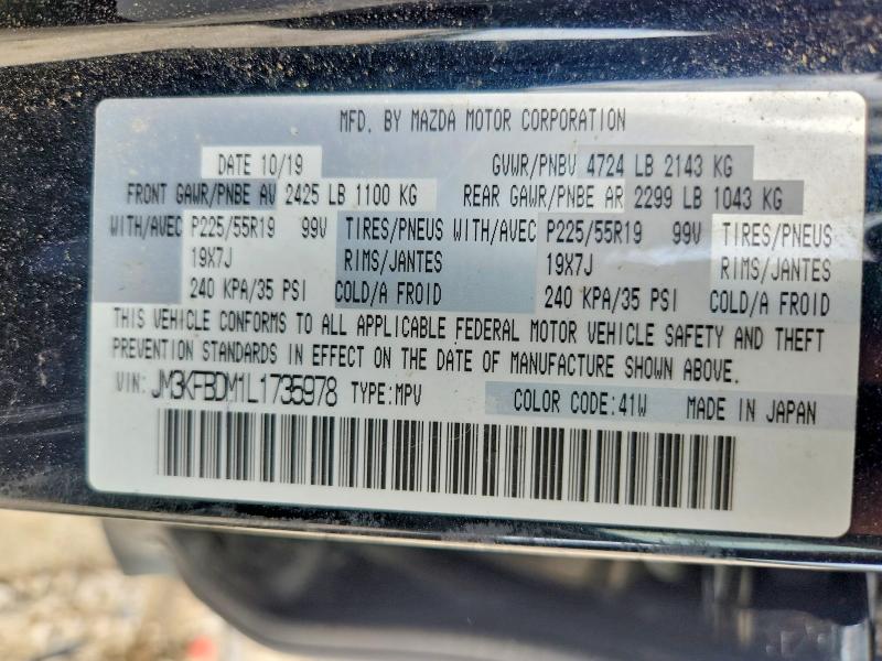 Aukcja sprzedaży 2020 Mazda Cx-5, vin: JM3KFBDM1L1735978, numer aukcji: 66766086