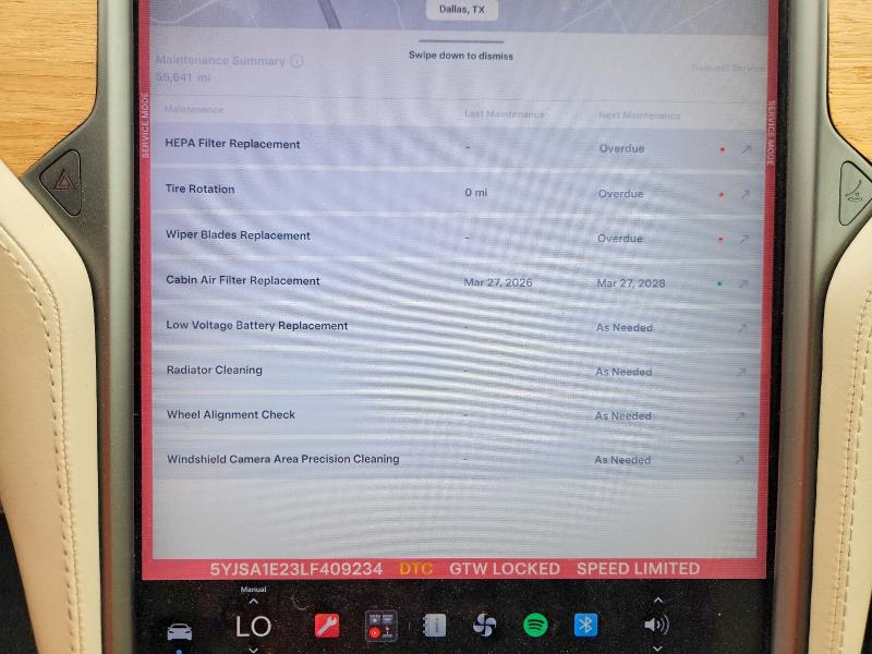 Aukcja sprzedaży 2020 Tesla Model S, vin: 5YJSA1E23LF409234, numer aukcji: 66260826