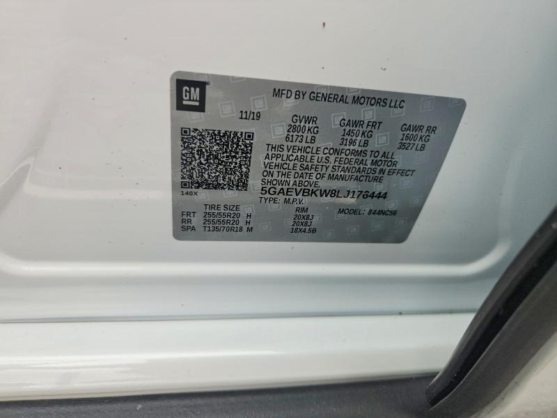 Продаж на аукціоні авто 2020 Buick Enclave, vin: 5GAEVBKW8LJ176444, номер лоту: 64594016
