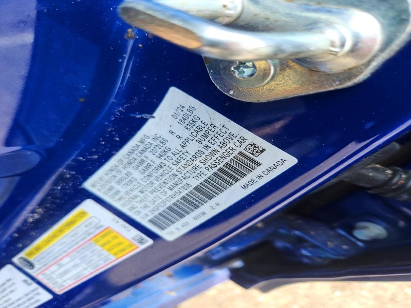 Aukcja sprzedaży 2024 Honda Civic, vin: 2HGFE2F57RH547836, numer aukcji: 64975586
