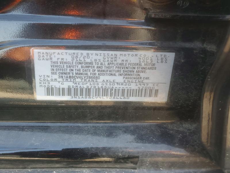 Продажа на аукционе авто 2020 Nissan Sentra, vin: 3N1AB8CV4LY286680, номер лота: 64680986