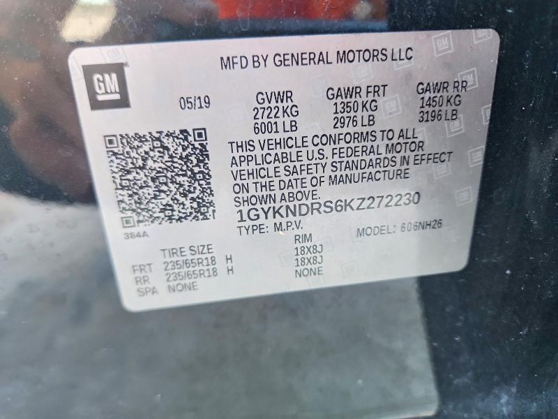 Aukcja sprzedaży 2019 Cadillac Xt5, vin: 1GYKNDRS6KZ272230, numer aukcji: 66892996