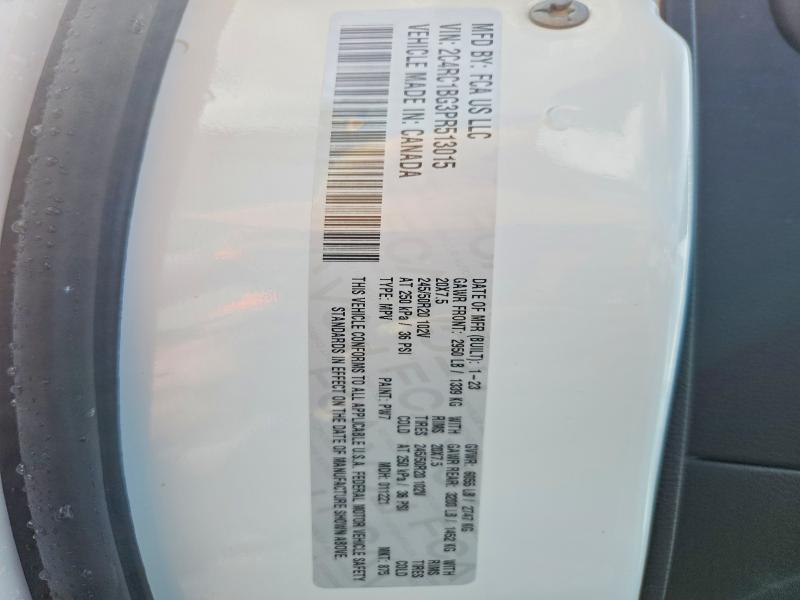 64656966 :رقم المزاد ، 2C4RC1BG3PR513015 vin ، 2023 Chrysler Pacifica مزاد بيع