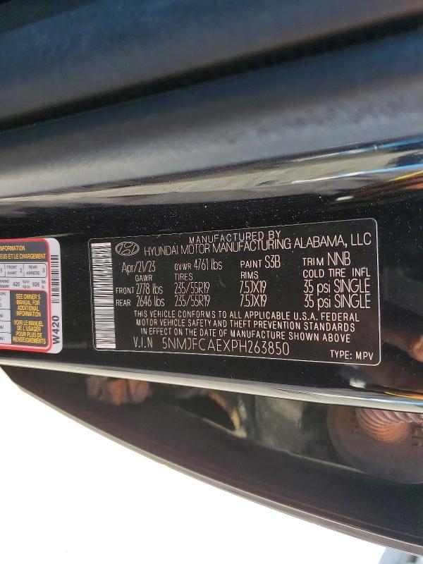 Продажа на аукционе авто 2023 Hyundai Tucson, vin: 5NMJFCAEXPH263850, номер лота: 64082266
