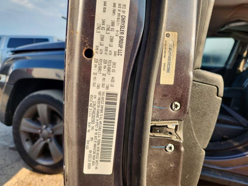 2014 Jeep Patriot მანქანა იყიდება აუქციონზე, vin: 1C4NJPFA0ED822969, აუქციონის ნომერი: 65696956