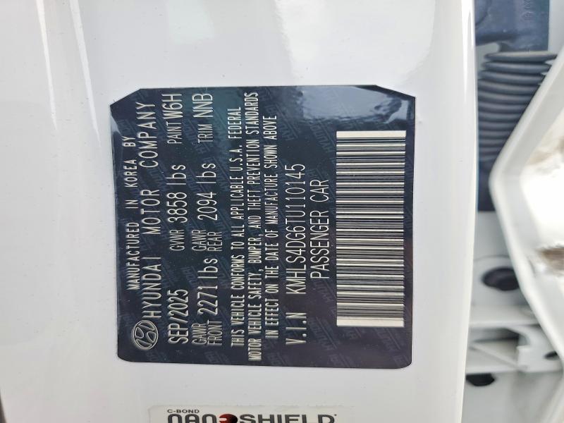 63160126 :رقم المزاد ، KMHLS4DG6TU110145 vin ، 2026 Hyundai Elantra مزاد بيع