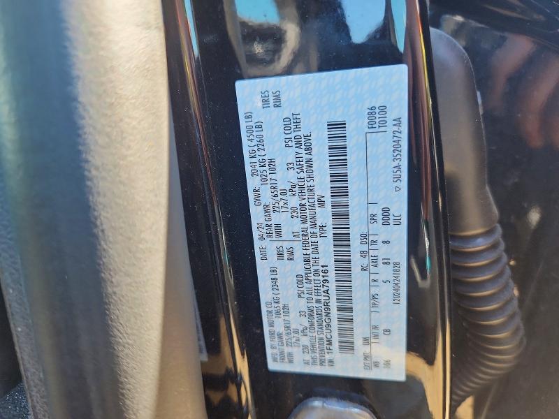Aukcja sprzedaży 2024 Ford Escape, vin: 1FMCU9GN9RUA79161, numer aukcji: 63541156
