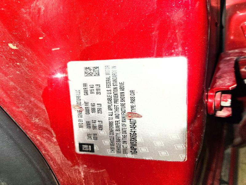 Aukcja sprzedaży 2016 Buick Verano, vin: 1G4PW5SK6G4149407, numer aukcji: 65883796