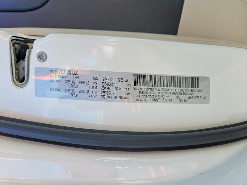 63292146 :رقم المزاد ، 2C4RC1DG8LR156972 vin ، 2020 Chrysler Voyager مزاد بيع
