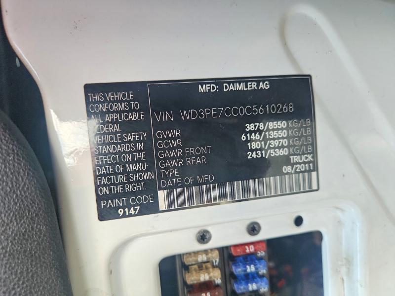 Продаж на аукціоні авто 2012 Mercedes-benz Sprinter, vin: WD3PE7CC0C5610268, номер лоту: 66394886