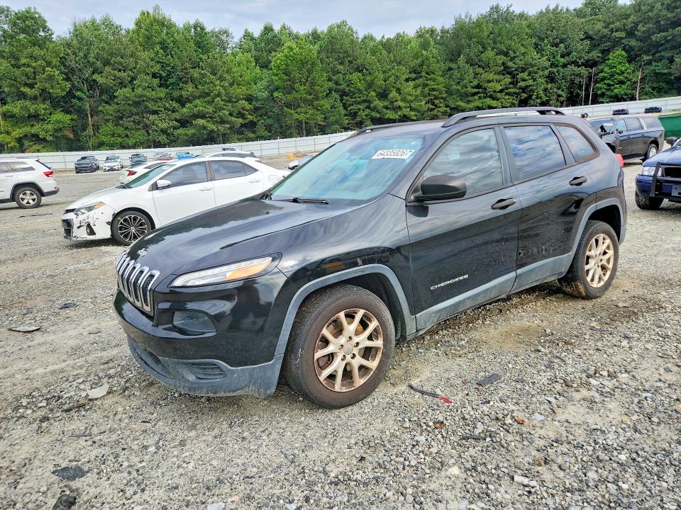 64335026 :رقم المزاد ، 1C4PJLAB0FW766233 vin ، 2015 Jeep Cherokee مزاد بيع