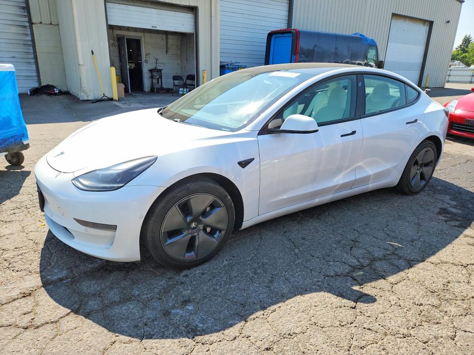 2021 Tesla Model 3 მანქანა იყიდება აუქციონზე, vin: 5YJ3E1EA9MF873291, აუქციონის ნომერი: 64306966
