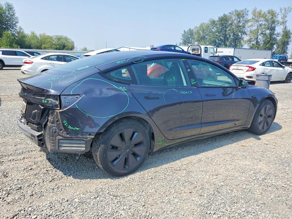 Aukcja sprzedaży 2024 Tesla Model 3, vin: 5YJ3E1EA9RF730087, numer aukcji: 64073456