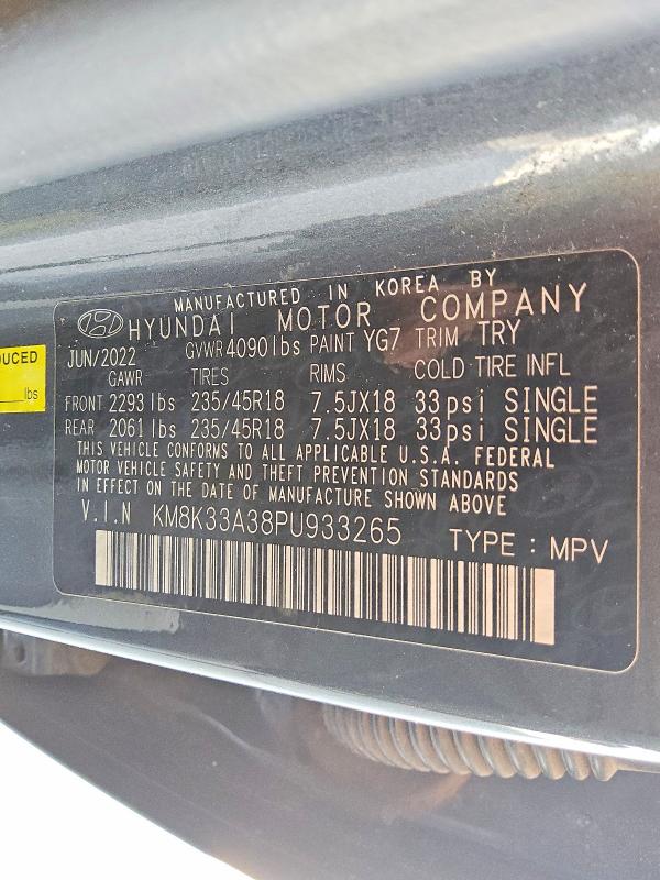 Продаж на аукціоні авто 2023 Hyundai Kona, vin: KM8K33A38PU933265, номер лоту: 66070016