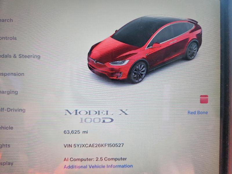 Продаж на аукціоні авто 2019 Tesla Model X, vin: 5YJXCAE26KF150527, номер лоту: 66134436