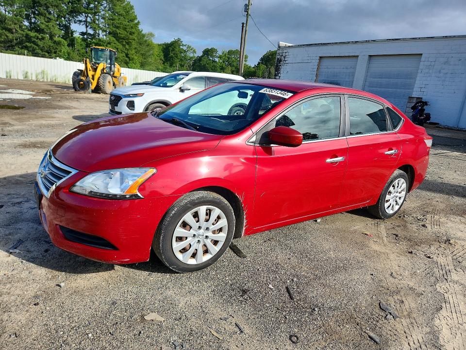 2013 Nissan Sentra მანქანა იყიდება აუქციონზე, vin: 3N1AB7AP6DL726430, აუქციონის ნომერი: 63831346