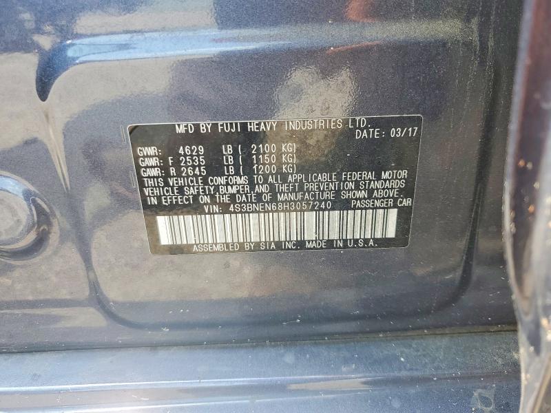 Aukcja sprzedaży 2017 Subaru Legacy, vin: 4S3BNEN68H3057240, numer aukcji: 64695946