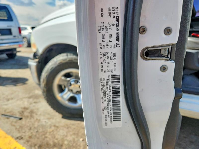 Aukcja sprzedaży 2012 Dodge Ram 1500, vin: 1C6RD6FPXCS201200, numer aukcji: 64607446