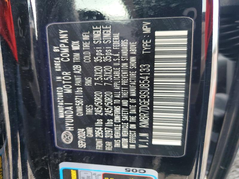 Продажа на аукционе авто 2025 Hyundai Palisade, vin: KM8R7DGE9SU854133, номер лота: 65540556