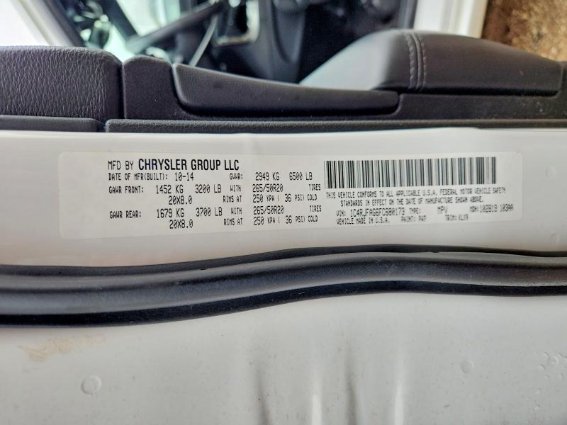 Aukcja sprzedaży 2015 Jeep Grand Cherokee, vin: 1C4RJFAG6FC680173, numer aukcji: 64961806