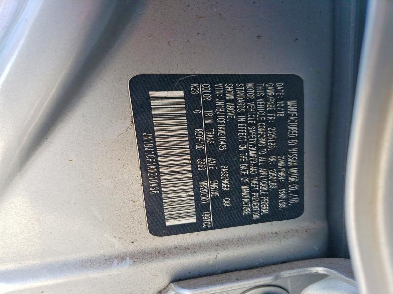 Aukcja sprzedaży 2019 Nissan Rogue Sport, vin: JN1BJ1CP1KW210436, numer aukcji: 67090426