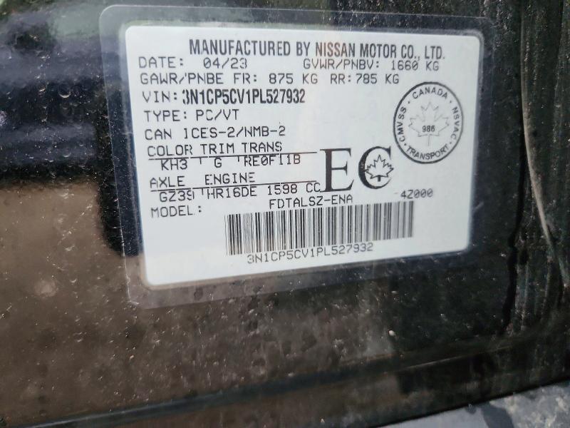 Продаж на аукціоні авто 2023 Nissan Kicks, vin: 3N1CP5CV1PL527932, номер лоту: 66790596