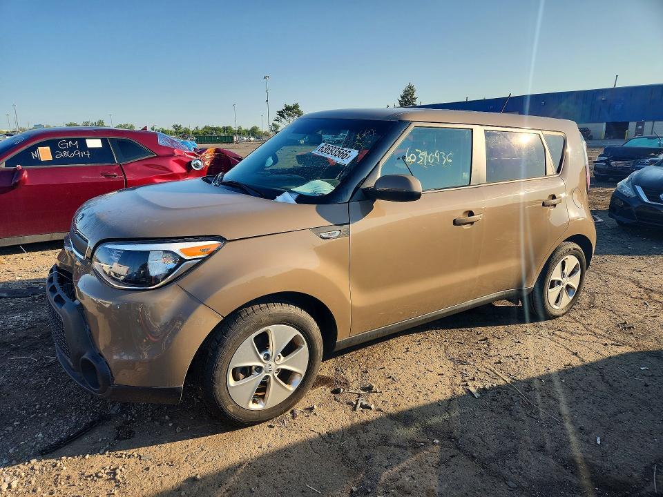 2014 Kia Soul მანქანა იყიდება აუქციონზე, vin: KNDJN2A21E7008673, აუქციონის ნომერი: 63693566