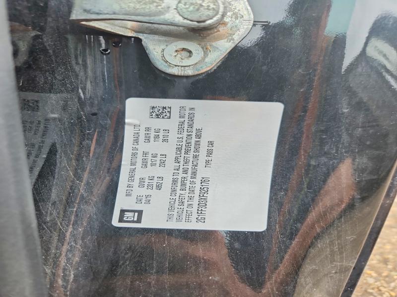 Aukcja sprzedaży 2015 Chevrolet Camaro, vin: 2G1FF3D3XF9251761, numer aukcji: 64918556