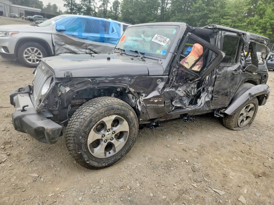 64733246 :رقم المزاد ، 1C4BJWEG0JL845378 vin ، 2018 Jeep Wrangler Unlimited مزاد بيع
