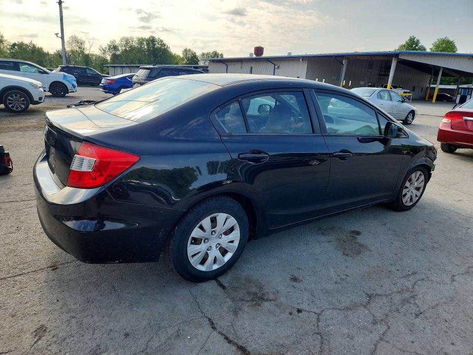 2012 Honda Civic მანქანა იყიდება აუქციონზე, vin: 19XFB2F59CE360866, აუქციონის ნომერი: 65036346