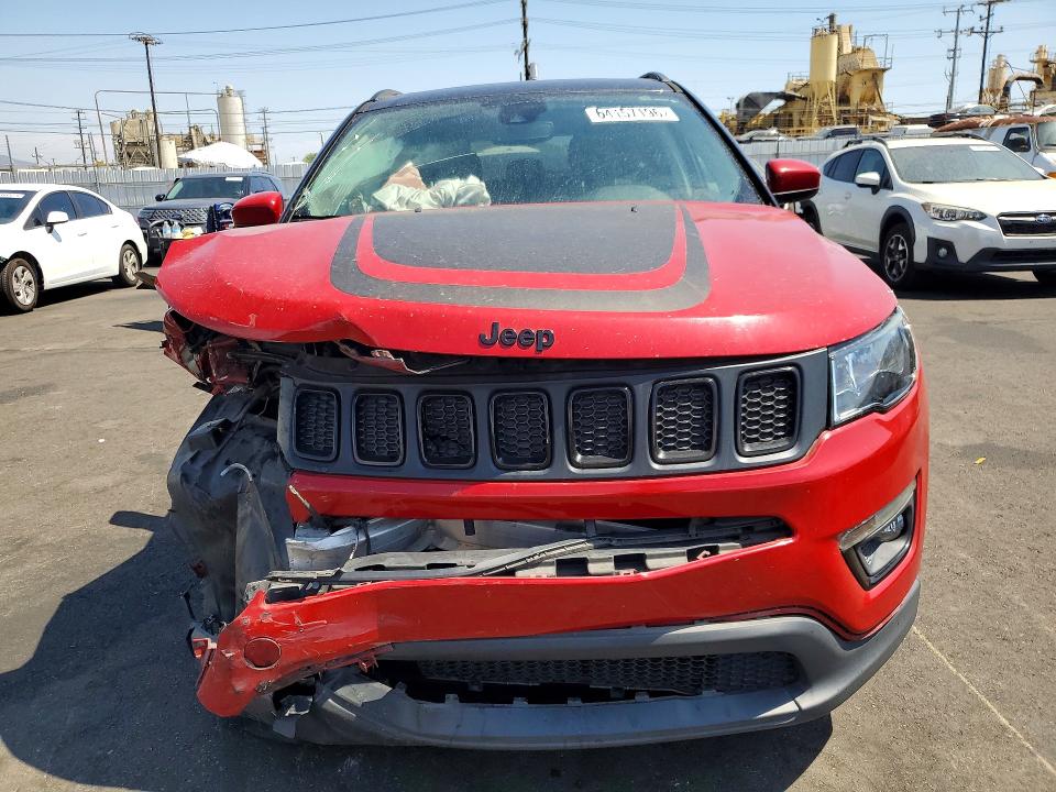 64157196 :رقم المزاد ، 3C4NJCBB0MT555929 vin ، 2021 Jeep Compass مزاد بيع
