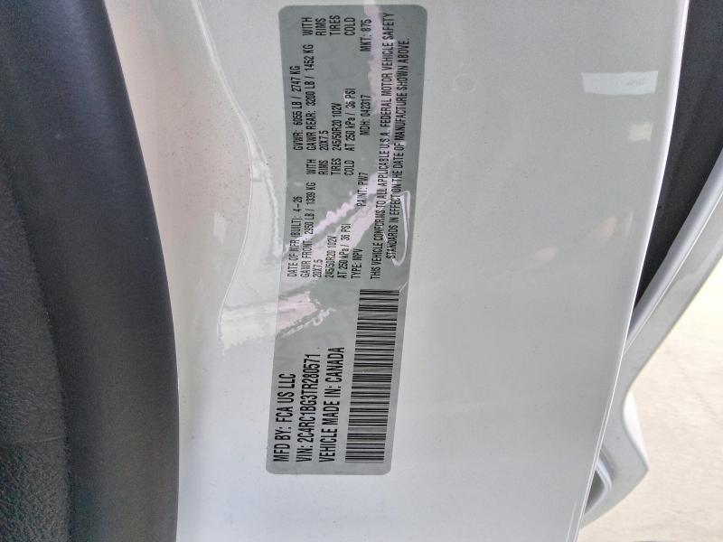 Aukcja sprzedaży 2026 Chrysler Pacifica, vin: 2C4RC1BG3TR280571, numer aukcji: 65721026